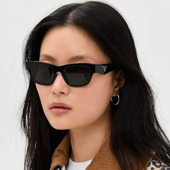 Prada Women Sunglasses Black Square PRB09S 16K08Z NEW AUTHENTIC - Picture 13 of 13